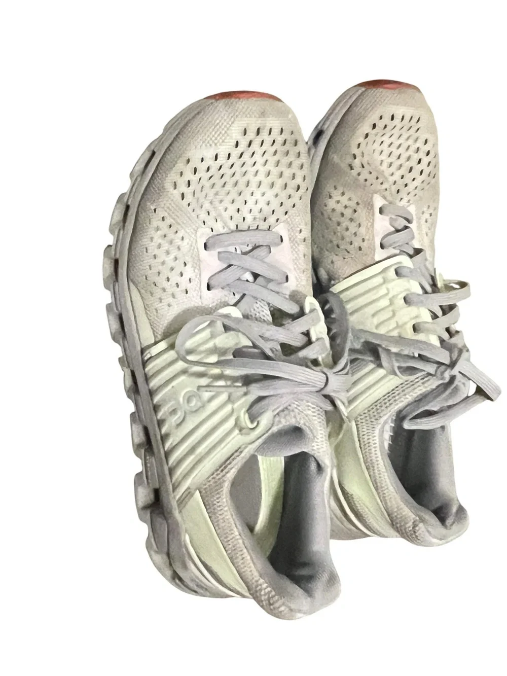 On Cloudflow Running Shoes Glacier White